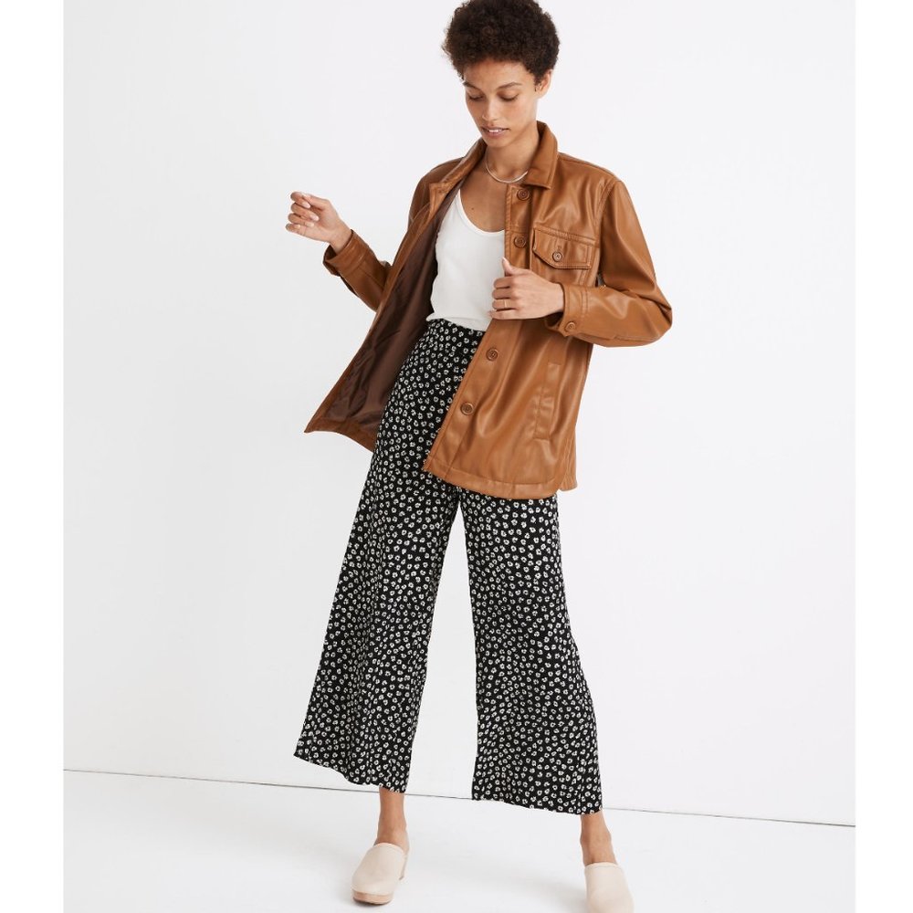 Madewell Wide Leg Floral Ankle pants, NWT